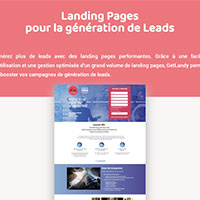 landing page avec GetLandy